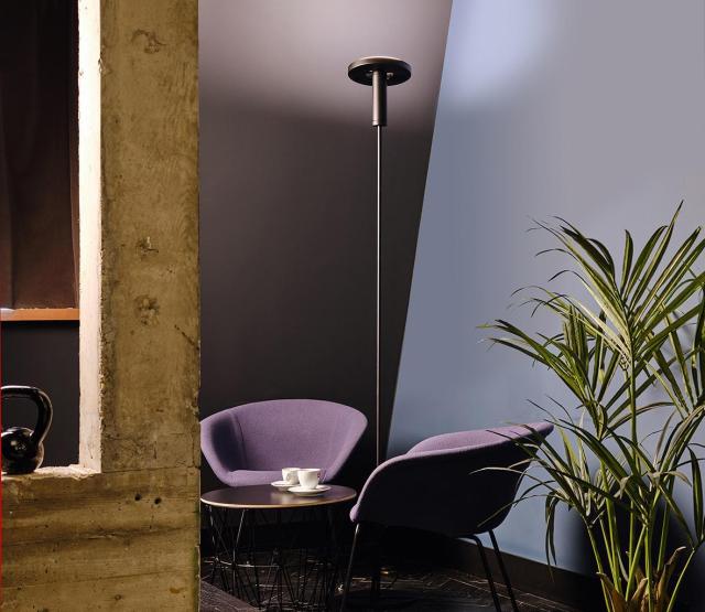 Beads Floor Uplight Zwart