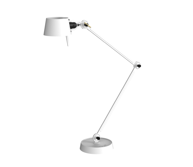 Bolt Desk 2Arm Foot Pure White